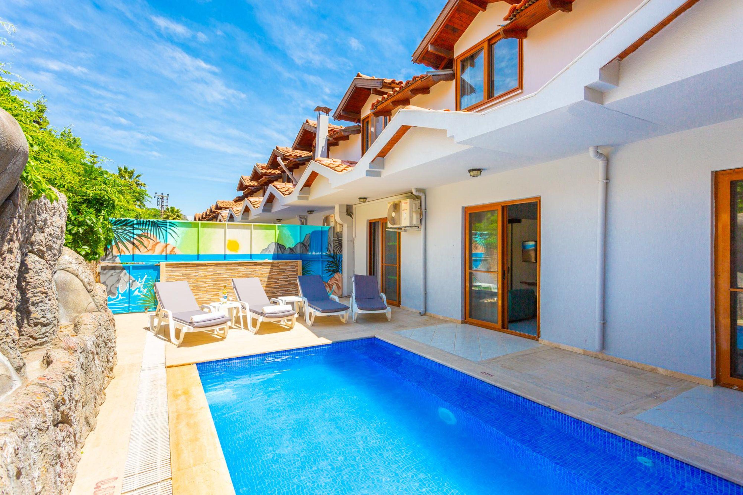 VILLA EMEL PARADISE PRIVATE POOL A C WIFI CAR NOT REQUIRED ECO-FRIENDLY - 2232 — DALYAN — фотография отеля №2